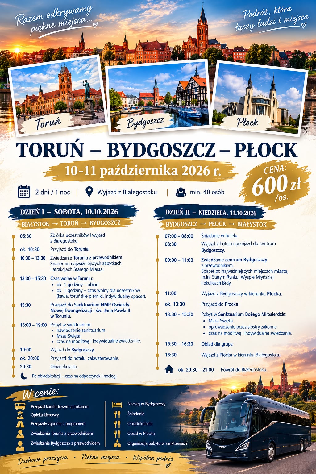 You are currently viewing PIELGRZYMKA 10 – 11 PAŹDZIERNIKA 2026 R.